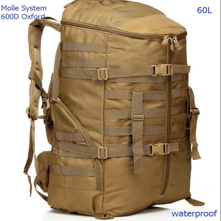 NOVRA 65L  MOLLE Hiking Backpa - Hiking Backpack Waterproof ulasan dan harga