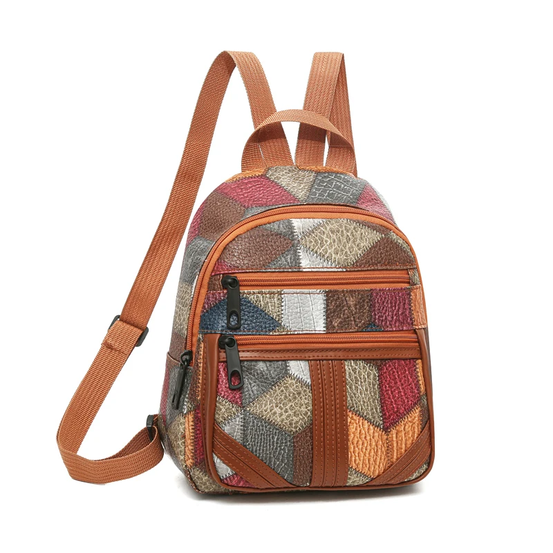 Style Women's Patchwork Backpa - Fashion Backpack Women ulasan dan harga