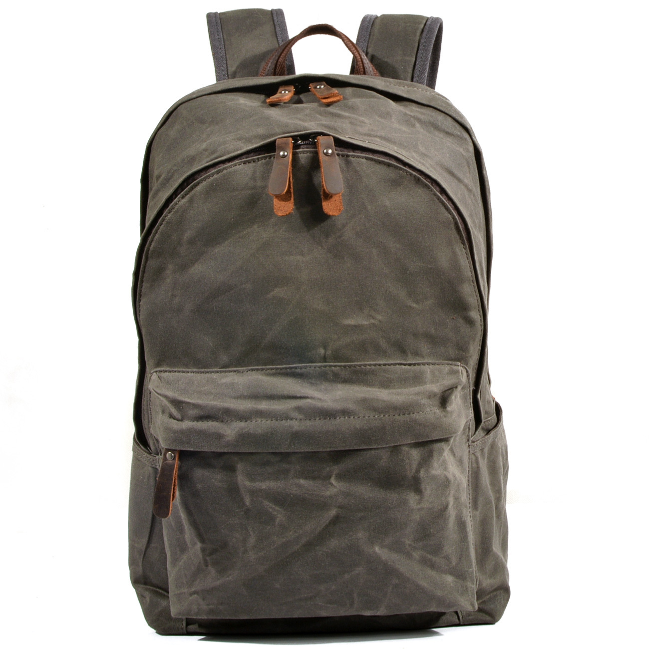 Vintage Waxed Canvas Backpack  - Canvas Backpack Casual ulasan dan harga