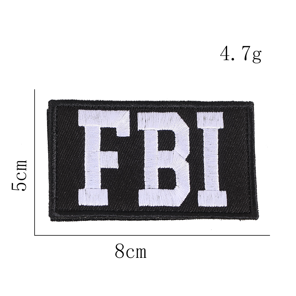 2pcs FBI Patches Emblem Funny  - Urban Backpack Tactical ulasan dan harga
